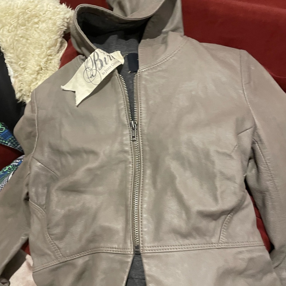 Bird by Juice Couture lamb skin 3 quarter sleeve like new